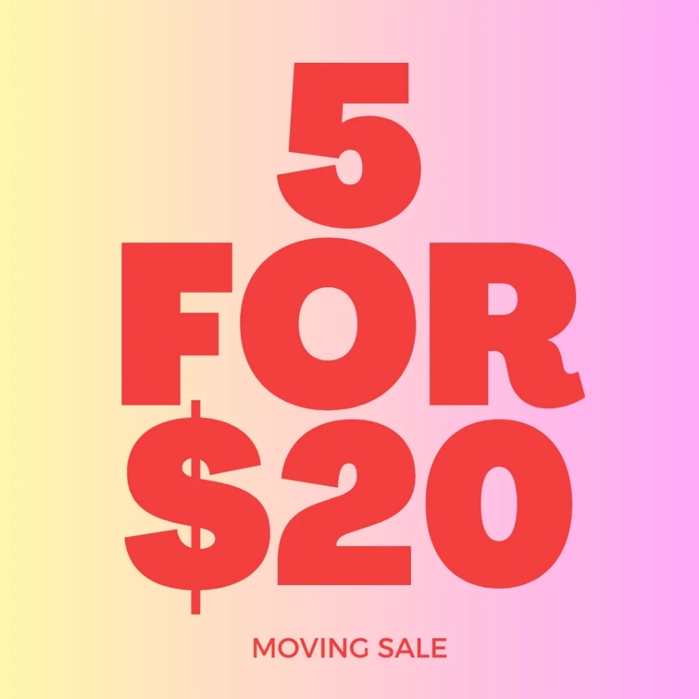 ‼️ 5/$20 SALE ‼️